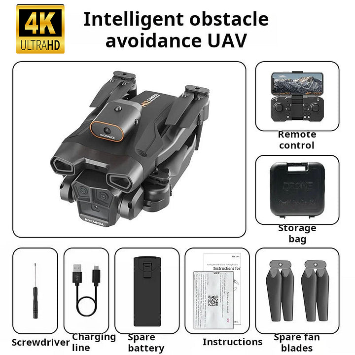 🔥 HS175D Drone with 4K Camera – Ultimate Remote Control Quadcopter for Adults, 28-Minute Flight, Auto Return, Follow Me, Brushless Motor & More!