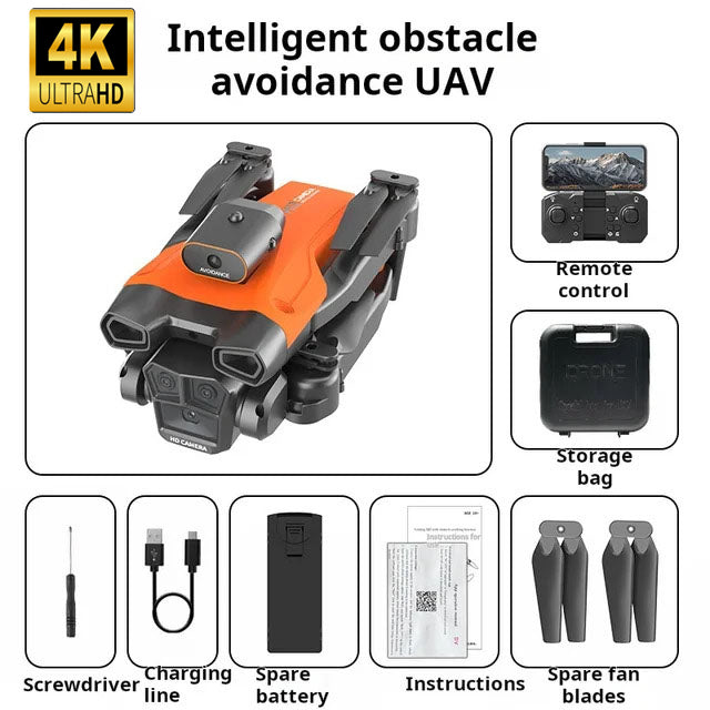 🔥 HS175D Drone with 4K Camera – Ultimate Remote Control Quadcopter for Adults, 28-Minute Flight, Auto Return, Follow Me, Brushless Motor & More!
